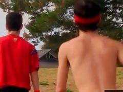 Deep hard loud gay anal emo porn Soccer boys Jasper and Phillip don't