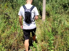 Hiking in the forest - Molten outdoor cruising sans a condom pulverize