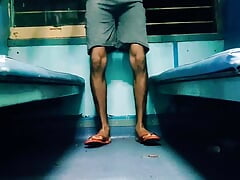 Sexy indian gay boy masterbating in Indian train