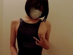 Swimsuit Masturbate Secretly in Bathroom JCD Madzmoto Sun