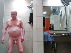 Truck stop shower