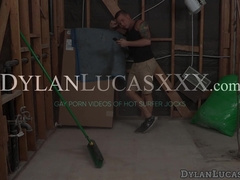 Thomson lifts his leg and rims Jimmy's beautiful hole