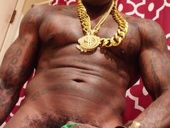 BIG BLACK COCK Idolize Hallelujah Johnson ( i'm the Real Sex Industry Star here's another Jizz Shot)