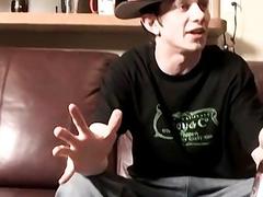 Guys gang up on twink to spank him hard