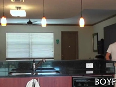 Vibrate Boners shoots a hot load of jizz deep in the throats of two horny dudes