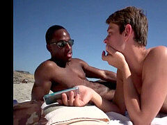 Dark-hued, skinny, gay cock