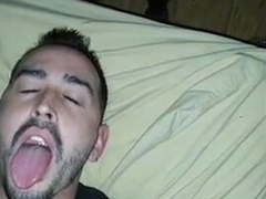 Hunk Latin Amateur Blowjob