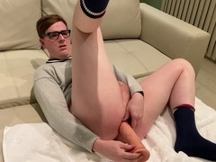 Nerdy youngster gets exploited