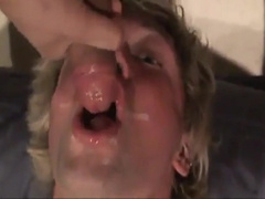 Plumbing the lads throat and spunking on his face
