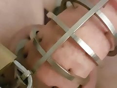 Spiked chastity cage