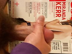 Cumming for Miranda Kerr and licking it up 6