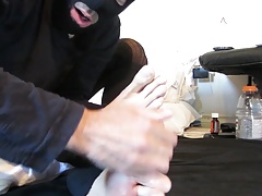 PLAYING WITH MY HUGE PURPLE DILDO PART 2