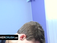 Innocent Boy Austin Xanders Takes His Big Step Bros Giant Throbbing Cock And Hot Jizz