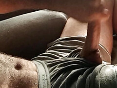 Masturbating wake up wood through my Boxers fly