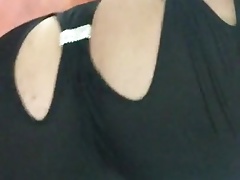 Crossdresser home alone