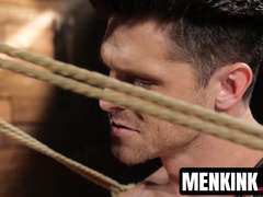 Dom Devin Franco inflicts severe agony into Logan Aarons ass hole