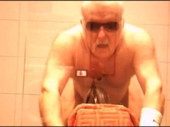 Bearded Man's Solo Play with Sex Toy