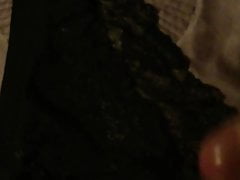 Quick night video of cum on panties