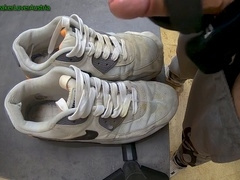 Nike, toe fuck, gay trashed shoes