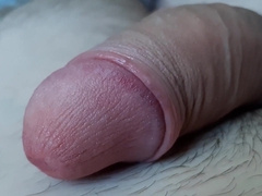 Russian boy shoots a load a pile. Close up