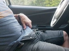 Fat gay, show dick car, car german public