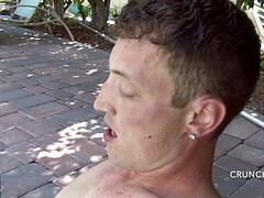 straight fucke dby gay in swimming pool