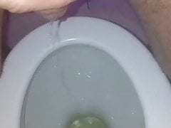 Me pissing and wanking off a bit