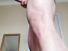 Asian quickie wanks small dick and cums within 1 min