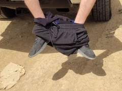 4K Public Outdoor masturbate and Jizm Stream!