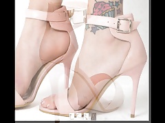 Pink sexy sandals fucking - no cum