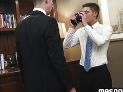 New twink Dex Devall blow Eddie Patrick cock