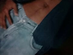 Asian teen boyfriend does striptease for aunty