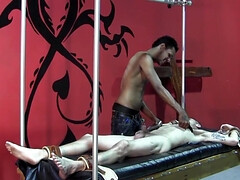Inked amateur lad endures rough BDSM moments in the kinkiest scenes