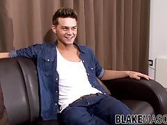 UK twink Lee Well finished with an interview and jacks off