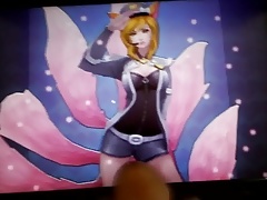 Popstar Ahri Cum Tribute Sop 6