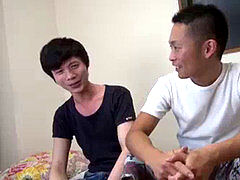 queer japanese teenager deep-throats