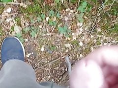 small cheesy uncut cock cumming