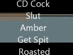 Crossdresser Spit Roasted by Two Men