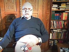 Opa am Skypewichsen