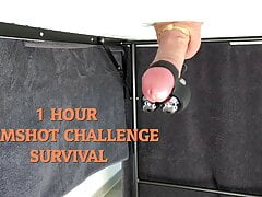 1 HOUR CUMSHOT CHALLENGE - MILKING GLORYHOLE TABLE