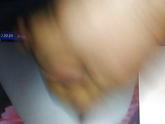 Cum tributing a beautiful ass and pussy