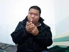 A single guy releases some tension while enjoying a beach moment