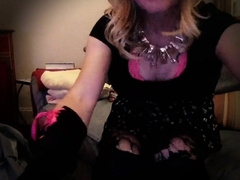 Big-Cock Crossdresser Erika69tv Strips, Strokes, and Cums on Cam55