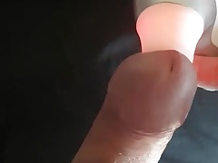 Womanizer male moaning intense orgasm