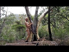 grandpa rubs off on tree