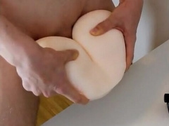 Boy fucks his toy pussy 6