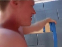 Twinky waiters spanked, then fuck