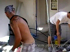 deepthroat his greatest straigh worker friend