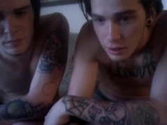 Youngster Twins Tugging on Web cam