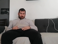 I Wank My Thick Manhood on the Sofa